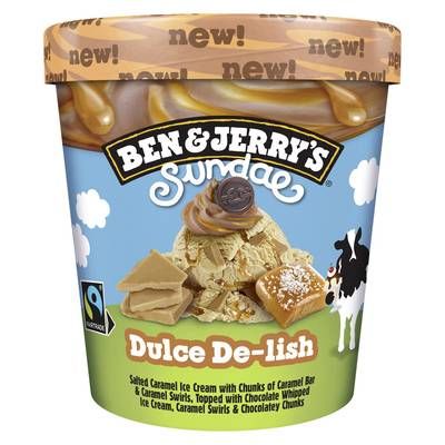 Ben&Jerry's Sunday Caramel, 350g