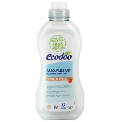 Ecodoo Adoucissant senteur pêche Ecocert, 1L