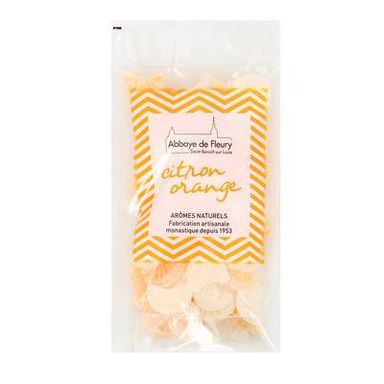Abbaye De Fleury Bonbons fructi canne citron-orange, 150g