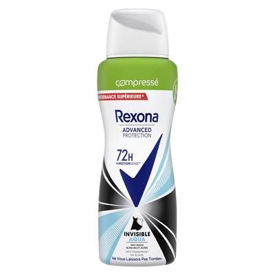 Rexona Déodorant Anti-Traces Invisible Aqua Advanced Protection, 100ml
