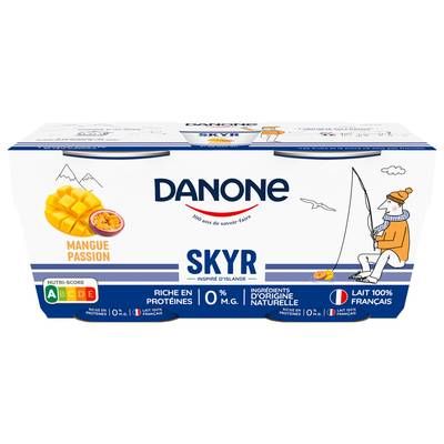 Les Danone Du Monde Skyr mangue passion 0%mg, 2x140g