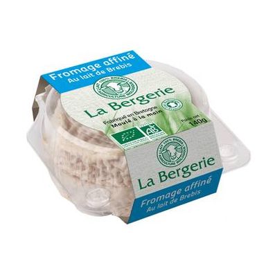 LA Bergerie Fromage affiné lait de brebis bio, 140g