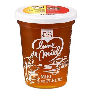 Lune de Miel Miel de fleurs liquide, 500g