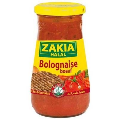 Zakia Sauce Bolognaise - Halal, 400g
