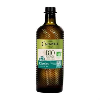 Carapelli Huile d'Olive Vierge Extra Classico Bio, 50cl
