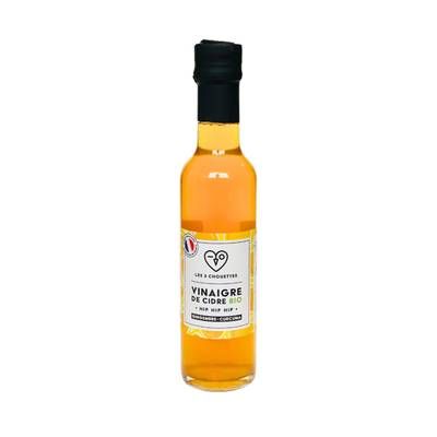 Les 3 Chouettes Vinaigre de Cidre Ginbembre Curcuma Bio, 25cl