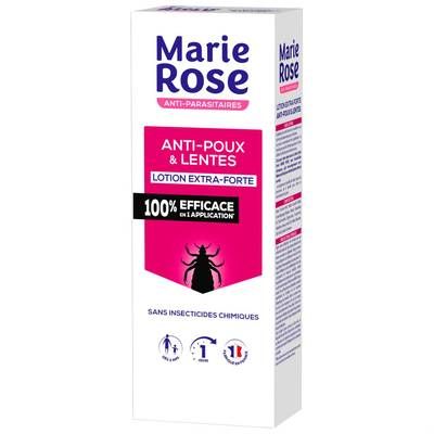 Marie Rose Lotion extra forte poux et lentes 100% efficace, 100ml