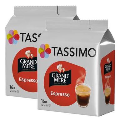 Tassimo Expresso Grand Mère, Lot de 2x16 dosettes
