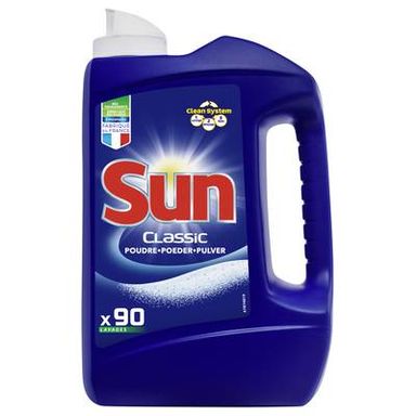 Sun Poudre classique lave vaisselle 90 lavages, 2,850kg