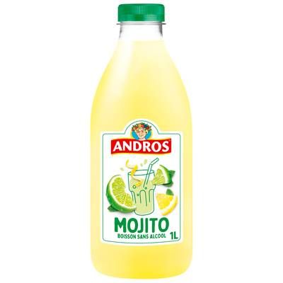 Andros Mojito Cocktail Sans Alcool, 1L