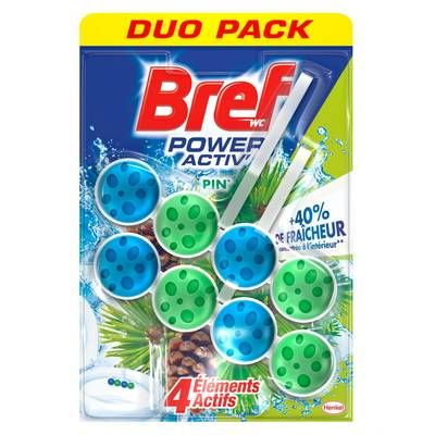 Bref Wc Bloc Wc Power Activ' Pin, 2 pièces