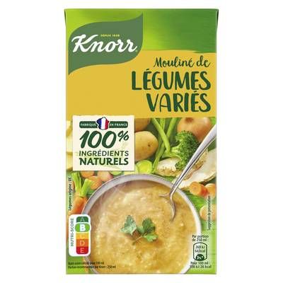 Knorr Soupe Mouliné de légumes variés, 1L