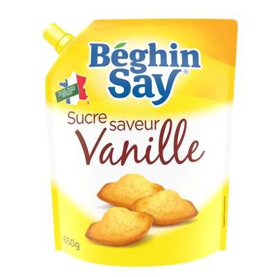Beghin Say Sucre Aromatisé Vanille de Bourbon, 650g