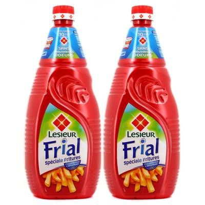 Lesieur Huile Frial spéciale friture, Lot de 2x2L