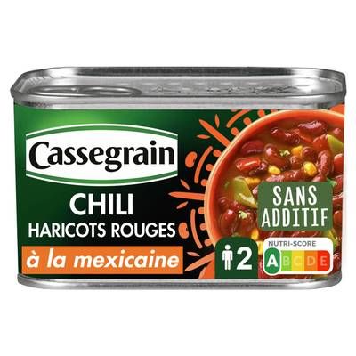 Cassegrain Chili d'haricots rouges à la mexicaine, 430g