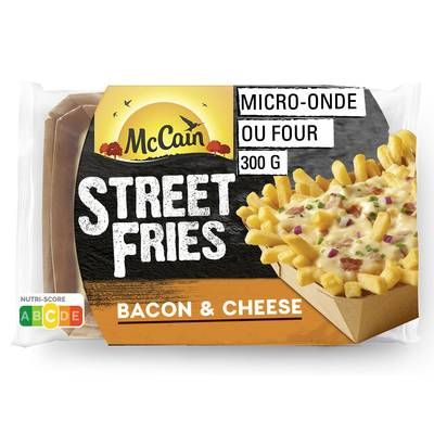 McCain Street Fries Bacon Cheese, 300g