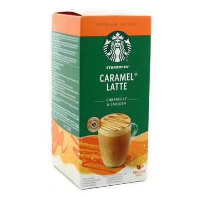 Starbucks Caramel Late Stick x5, 5 sticks