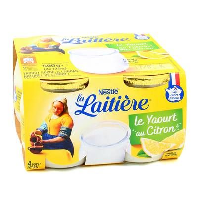 La laitière Yaourt au citron, 4x125g