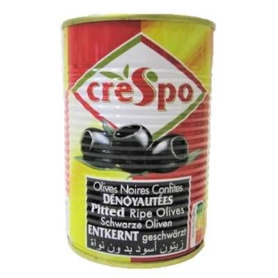 Crespo Olives noires confites Dénoyautées, 180g