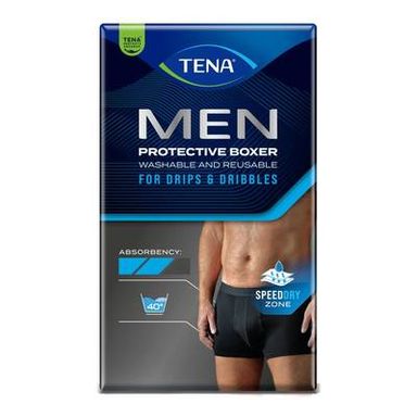 Tena Men Boxer Incontinence Homme Protection Lavable et réutilisable L, 1 boxer