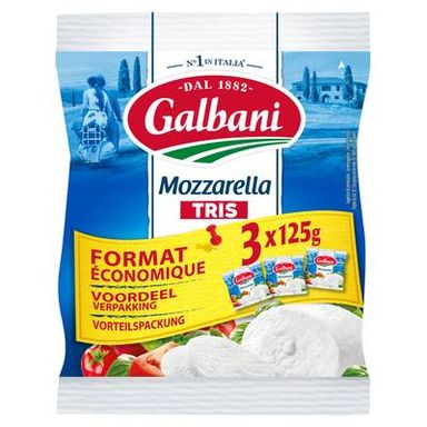 Galbani Mozzarella, 3x125g