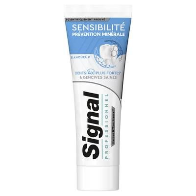 Signal Dentifrice Sensibilité Protection Minérale Blancheur, 75ml