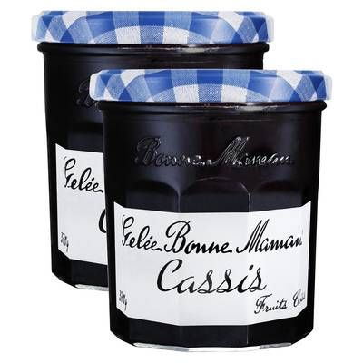 Bonne Maman Gelée de Cassis, Lot de 2x370g