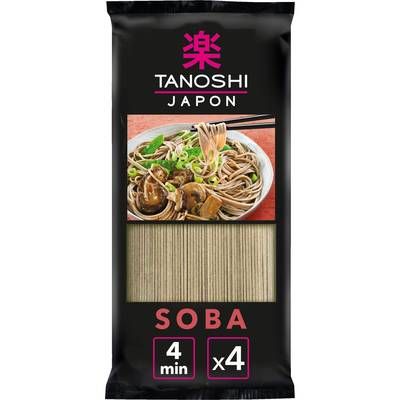 Tanoshi - Japon Nouilles Japonaises sèches Soba, 400g