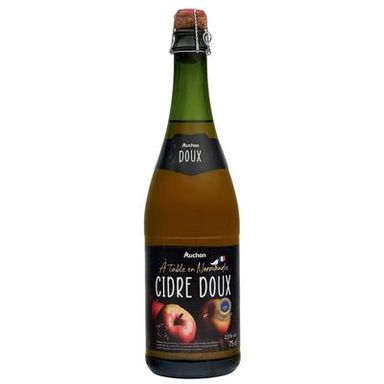 Auchan Terroir Cidre doux terroir IGP Normandie 2.5°, 75cl