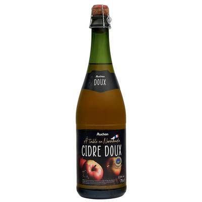 Auchan Terroir Cidre doux terroir IGP Normandie 2.5°, 75cl
