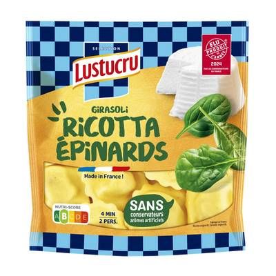 Lustucru Girasolli Ricotta Epinard, 250g