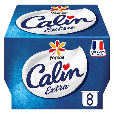 Calin Fromage Blanc Nature, 8x100g