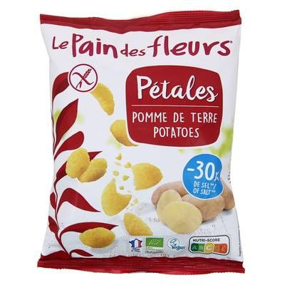 Le pain des fleurs Pétales apéro de Pomme de Terre bio, 75g