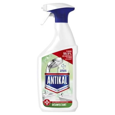 Antikal Spray Nettoyant Ménager Anti-Calcaire Désinfectant, 700ml