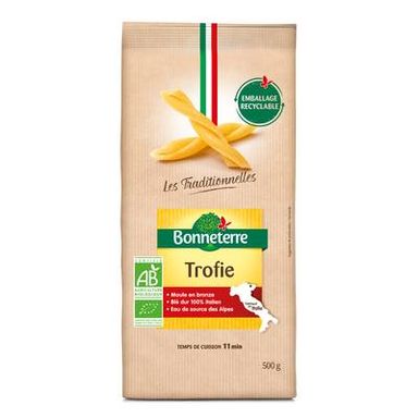 Bonneterre Pâtes trofie bio, 500g
