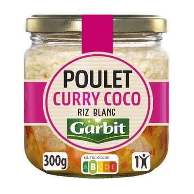 Garbit Poulet Curry Coco, 300g