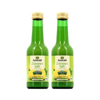 Alnatura Jus de citron Bio, Lot de 2x20cl