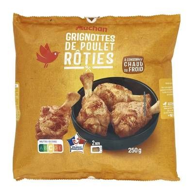 Auchan Grignottes de Poulet Rôties, 250g