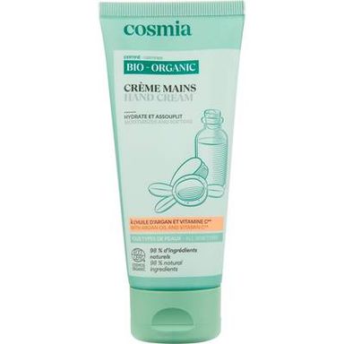 COSMIA BIO Crème mains à l'huile d'Argan et vitamine C, 100ml