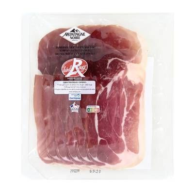 Montagne Noire Jambon Sec Supérieur 9 mois, Label Rouge, 6 tranches - 100g