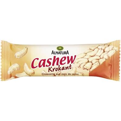 Alnatura Barre Croquant au noix de cajou Bio, 30g
