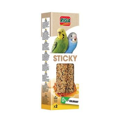 Riga Baguettes au miel pour perruches 60g, 2  baguettes
