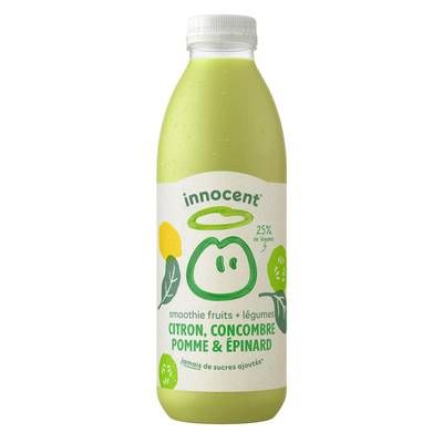 innocent Smoothie Citron, Concombre, Pomme & Epinard, 75cl