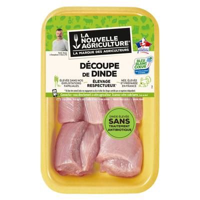 La Nouvelle Agriculture Sauté de Dinde Noire Bleu Blanc Coeur, 300g