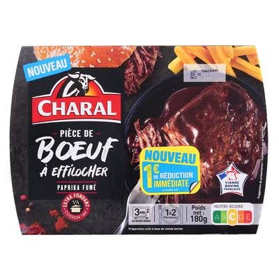 Charal Pièce de Boeuf à Effilocher, Paprika Fumé, 180g