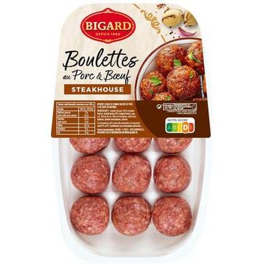 Bigard Boulette de Boeuf Steakhouse, 375g