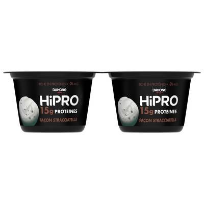 HiPRO Yaourt Stracciatella protéiné 0% mg, 2x160g