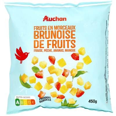 Auchan Brunoise de fruits, 450g