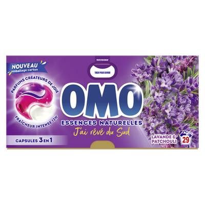 Omo Lessives Capsule à la Lavande & Patchouli, 29 capsules