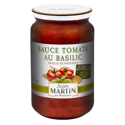 Jean Martin de Provence Sauce Tomate Basilic, 350g